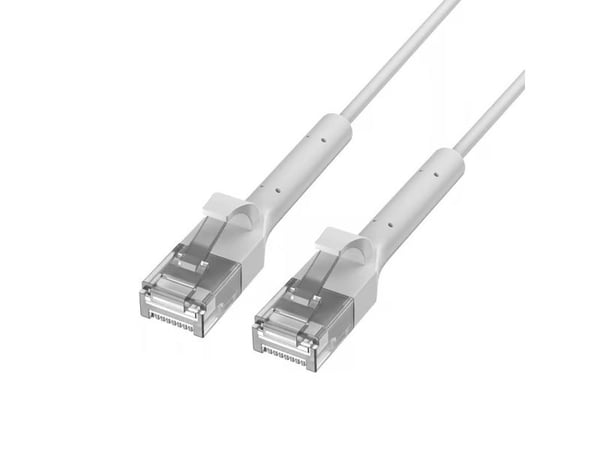 Extralink Cat.6 U/FTP 3m 1Gbps Hvit | LAN-patchkabel | Kobber Twisted pair nettverkskabel, brukket ende