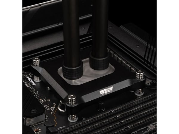 Thermal Grizzly DeltaMate Fitting vedenjäähdytin - HT16, musta
