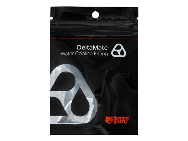 Thermal Grizzly DeltaMate Rotary, Liitin, Messinki, Kumi, EPDM-kumi, Musta, 1/4", Uros, Naaras