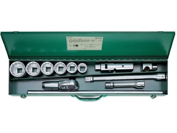 STAHLWILLE 96060101, Hylssats, 12 huvuden, 810 mm, 193 mm, 19,7 kg STAHLWILLE 96060101, Hylssats, 12 huvuden, 810 mm, 193 mm, 19,7 kg