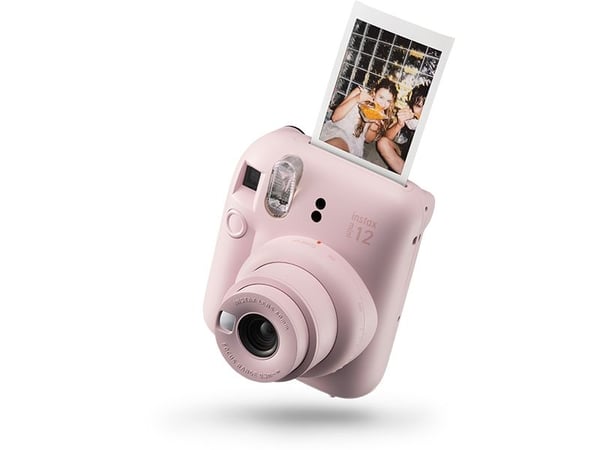 Fujifilm Instax Mini 12, 86 x 54 mm, Rosa, 60 mm, 62 x 46 mm, 2/2, Bländarprioritet AE