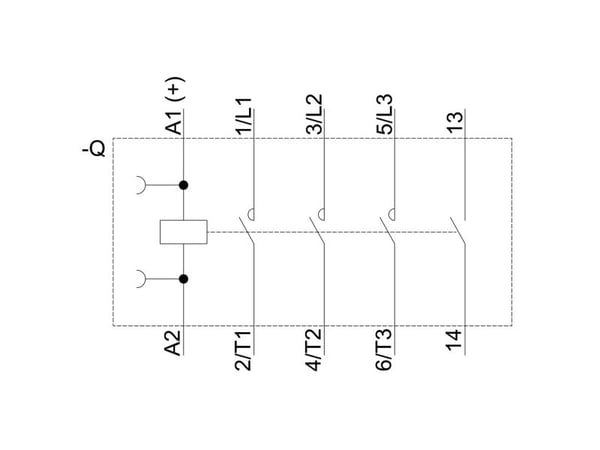 Siemens 3RT2016-2BB41 Kraftskydd 3 x brytare 690 V/AC 1 st