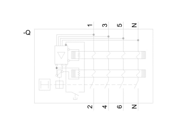 PFI 4-poletti tyyppi B 63A 300 mA 400VAC korttidsforsinket