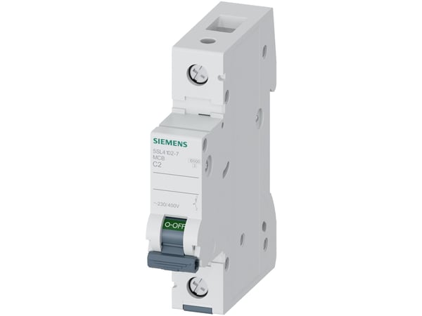 Siemens 5SL4102-7 Siemens Indus.Sector Katkaisija 1-napainen 2 A 230 V, 400 V