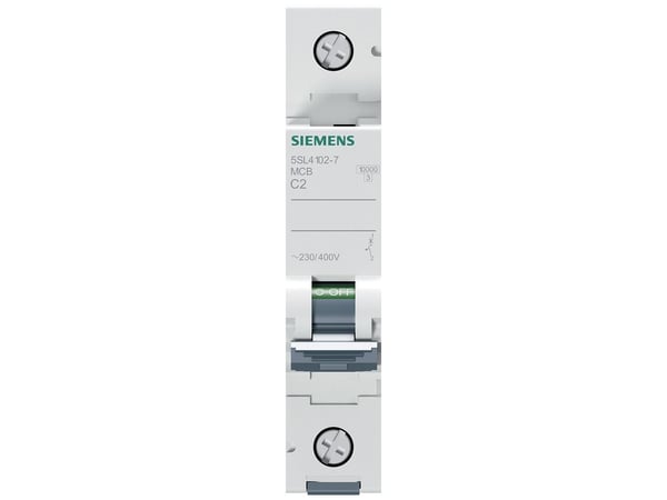 Siemens 5SL4102-7 Siemens Indus.Sector Katkaisija 1-napainen 2 A 230 V, 400 V