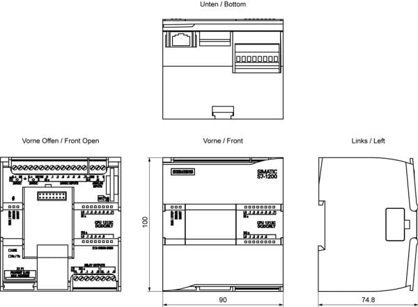 Simatic S7-1200 Cpu 1212C