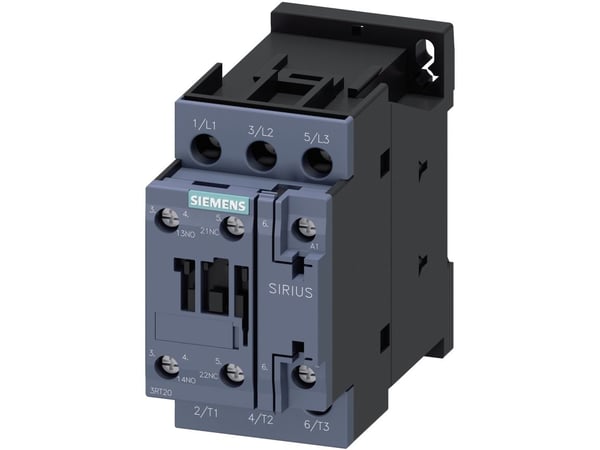 Kontaktor 5.5kW/400V ac 230V, 1NO/1NC, 3-polet, Størrelse S0 Skrueterminaler