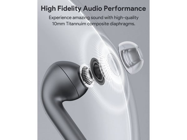 AUKEY EP-B1 Bluetooth True Wireless Earbuds with Adaptive Hybrid ANC, True Wireless Stereo (TWS), Puhelut/Musiikki/Urheilu/Päivittäinen, Kuulokkeet...