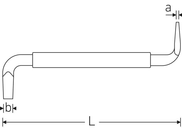 Stahlwille 10546 3 1,0 X 5,5 WINKELSCHRAUBENDREHER Skruvmejsel med spår