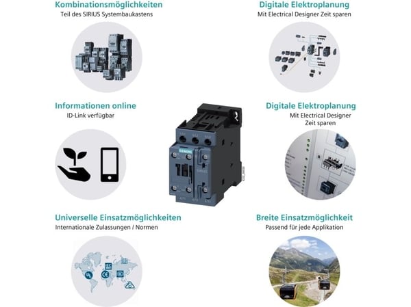 Siemens 3RT2327-1BB40, 85 mm, 77 mm, 93 mm, 130 mm, 660 g, 1 styck