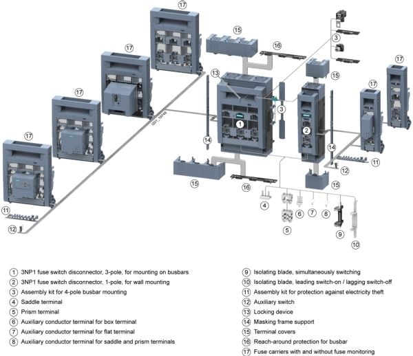 Siemens 3NP1163-1BC12, IP40, 1 stk, 5,54 kg, 386 mm, 264 mm, 290 mm