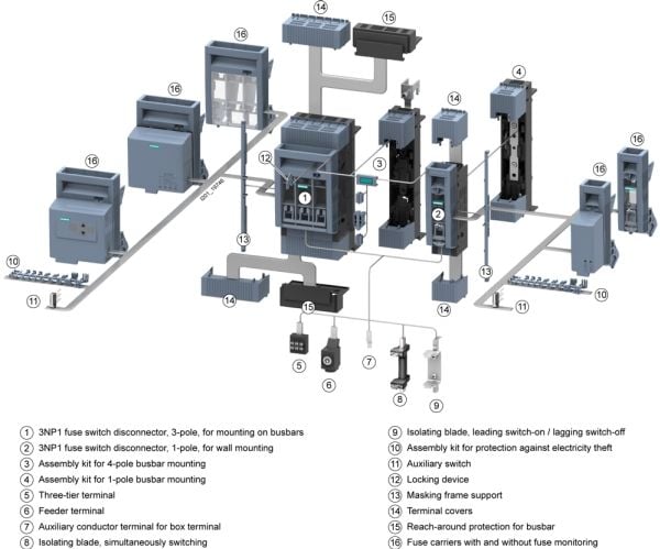 Siemens 3NP1123-1BB22, IP40, 1 stykker, 1,11 kg, 227 mm, 187 mm, 101 mm