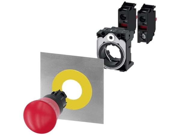 Siemens Pad-tarra keltainen ulkohalkaisija 45mm sisähalkaisija 225mm paksuus 2mm ilman merkintää 3SU1900-0BA31-0AA0