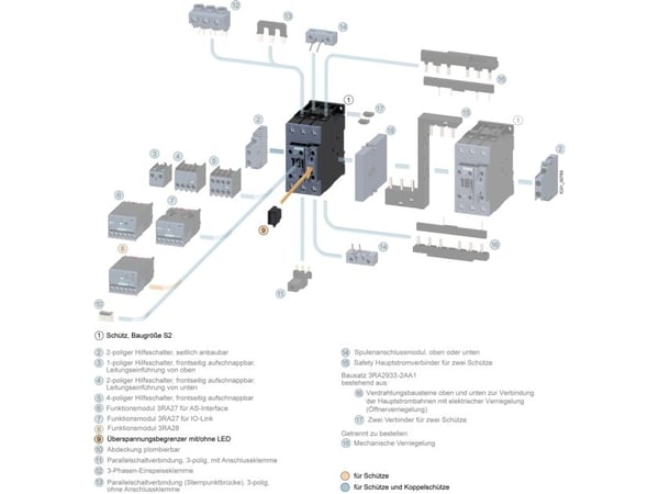 Siemens 3RT2936-1JL00, 14 mm, 58 mm, 34 mm, 6 g, 1 styck