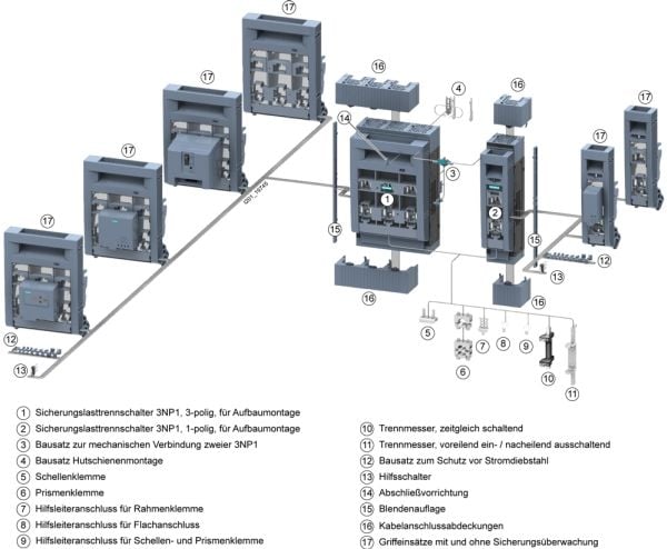 Siemens 3NP19431BA00 Terminal 1 st