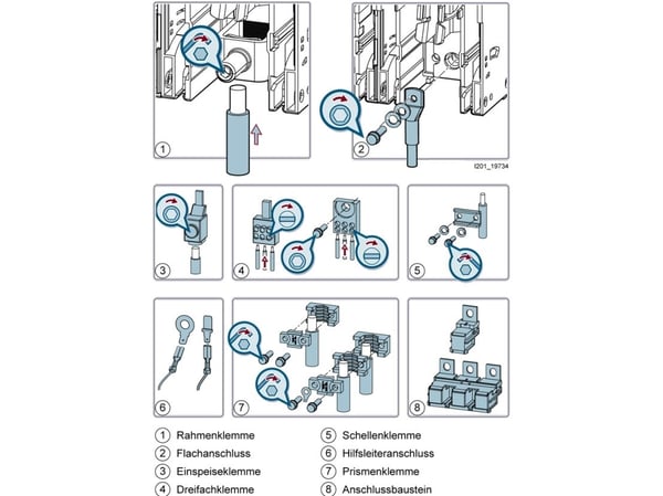 Siemens 3NP19431BA00 Terminal 1 st