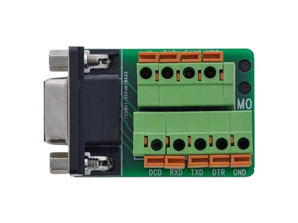 InLine 92501A, Terminal block / D-Sub 9, Svart, Grønn, Hunkjønn/Hunkjønn, 300 V, 10 mO, 100 V