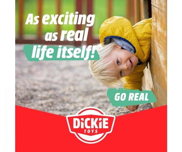 Dickie Toys 203723006, Lastare, 3 År, AA, Plast, Gul