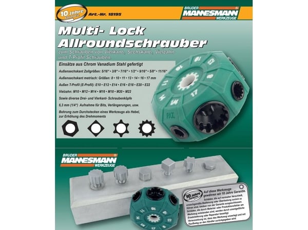BRÜDER MANNESMANN M12335, 235 mm, 160 mm, 95 mm, 1 styck