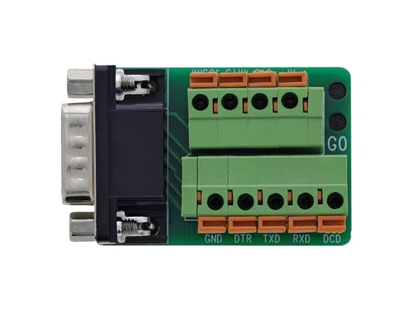 InLine 92501B, Terminal block / D-Sub 9, Svart, Grön, Hane/Hona, 300 V, 10 mO, 100 V