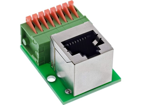 InLine RJ45 pistorasiaan - 8-nastainen - Cat.5e - kulmikas (92505G)