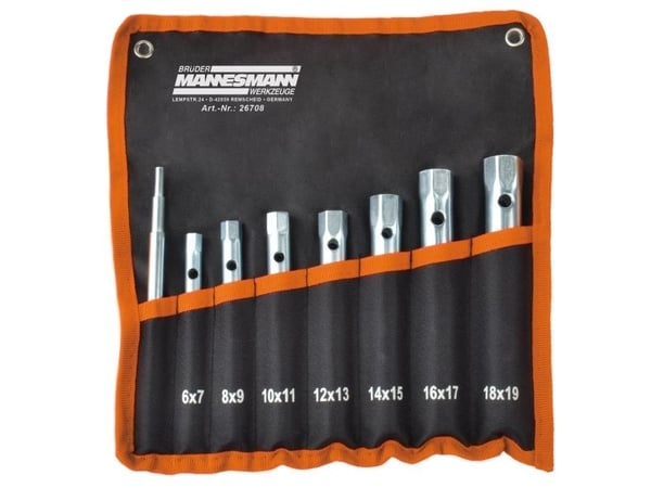 Brüder Mannesmann M26708 Putkiavain 8 osaa
