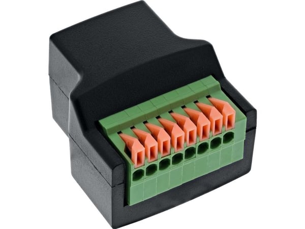 InLine 92505E, Svart, Hunkjønn/Hunkjønn, Rett, 26/16, 300 V, 10 mO