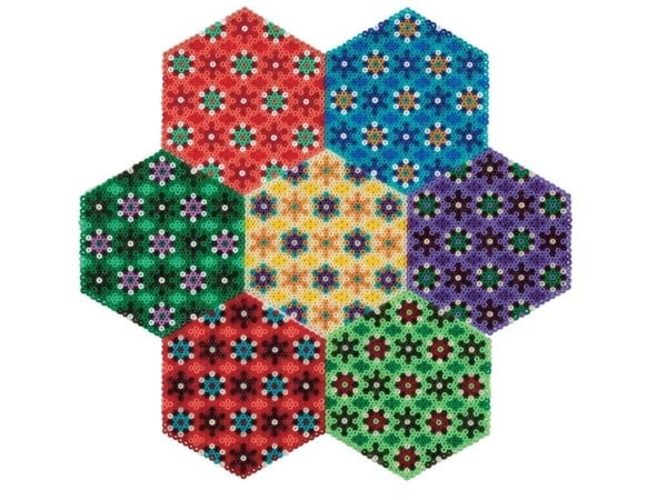 Hama Beads 5204H, Pysselset för barn, 10 År, PVC, Vit, 2 styck