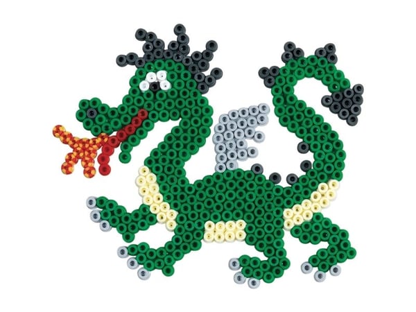 Hama Beads 207-10, Lasten askartelusetti, 5 vuosi/vuosia, PVC-muovi, Vihreä, 1000 kpl
