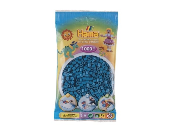 Hama Beads 207-83, Pysselset för barn, 5 År, PVC, Blå, 1000 styck