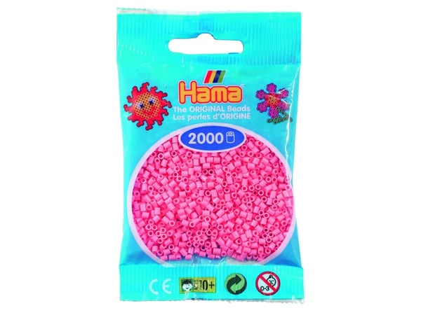 Hama miniperler 2000 stk. rosa