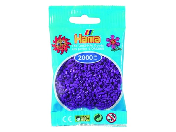 Hama minipärlor 2000 st. lila