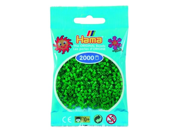 Hama minipärlor 2000 st gröna
