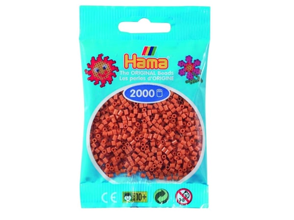 Hama miniperler 2000 stk. lys brun