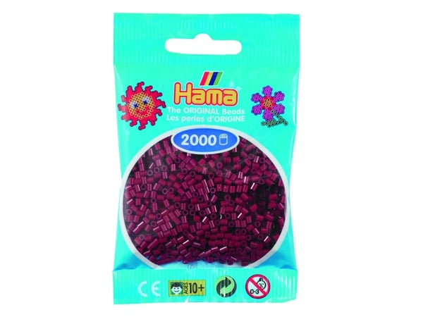 Hama mini perler 2000 stk. vinröd