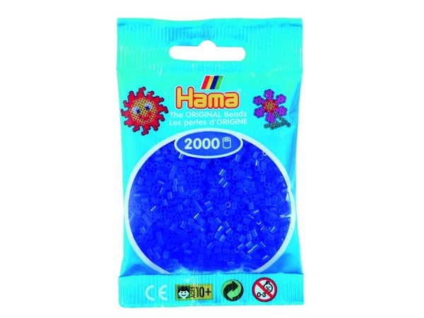 Hama miniperler 2000 stk. neonblå