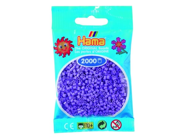 Hama miniperler 2000 stk. pastell lilla
