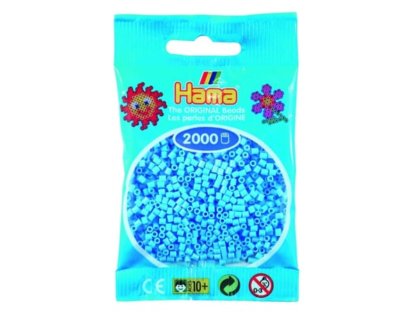 Hama miniperler 2000 stk. pastellblå