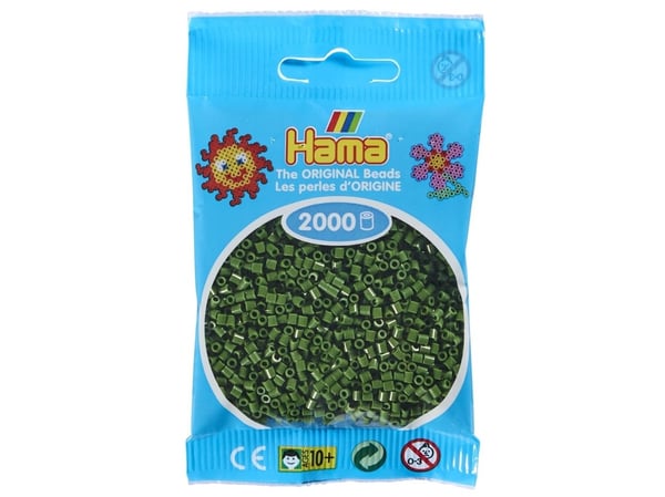 Hama miniperler 2000 stk. skoggrønn