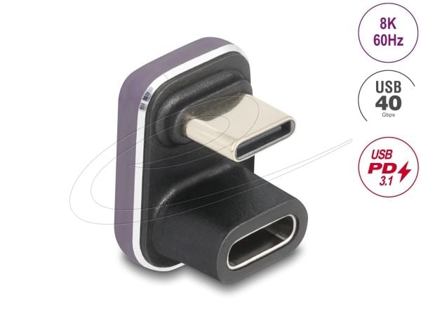 DeLOCK 60737, USB Type-C, USB Type-C, Fiolett