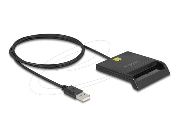 DeLOCK 91724, USB A-tyyppi, musta