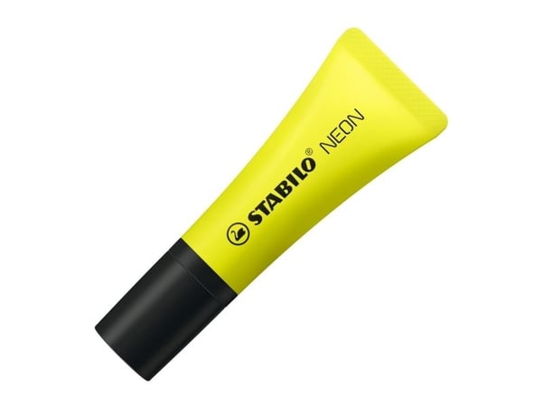 STABILO Neon Överstrykningspenna Gul - (10 st.)