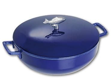 Staub Bouillabaisse pot, Single pan, Blå, Støpejern, 4,65 l, 1 stykker, 5,1 kg Staub Bouillabaisse pot, Single pan, Blå, Støpejern, 4,65 l, 1 stykker, 5,1 kg