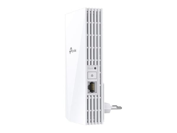 TP-Link RE3000X, Nätverksrepeater, 2402 Mbit/s, Wi-Fi, Nätverksansluten (Ethernet), Vit