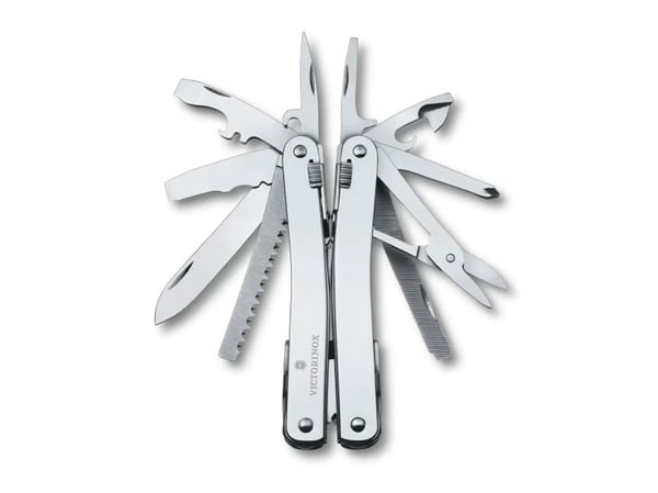 Victorinox Swiss Tool Spirit X Plus Ratchet, Ruostumaton teräs, Nahka, Ruostumaton teräs, 105 mm, 18 mm, 210 g Victorinox Swiss Tool Spirit X Plus Ratchet, Ruostumaton teräs, Nahka, Ruostumaton teräs, 105 mm, 18 mm, 210 g