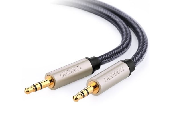 Ugreen 10604, 3.5mm, Hankjønn, 3.5mm, Hankjønn, 2 m, Sort