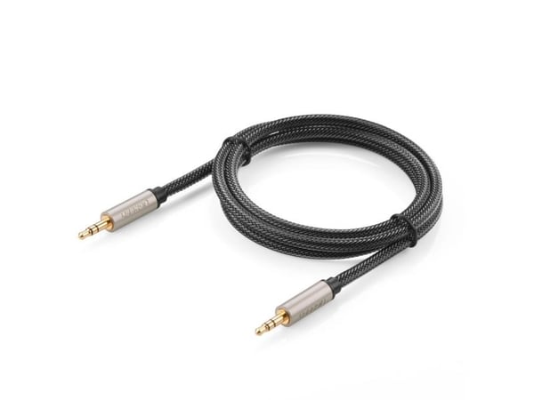 Ugreen 10604, 3.5mm, Hankjønn, 3.5mm, Hankjønn, 2 m, Sort
