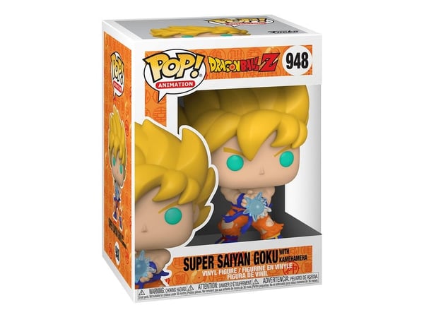 FUNKO POP! Super Saiyan Goku with Kamehameha, Samlarfigur, Anime och Manga