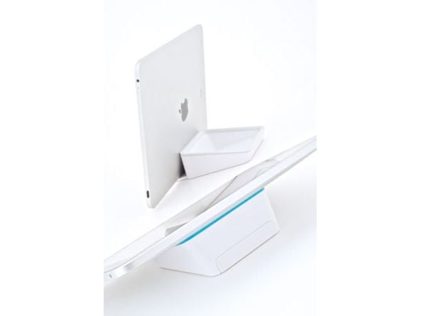 Bluelounge Nest, E-Bok leser, Mobiltelefon/smarttelefon, Plate / UMPC, Passiv holder, Innendørs, Blå, Hvit