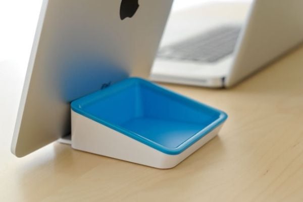 Bluelounge Nest, E-Bok leser, Mobiltelefon/smarttelefon, Plate / UMPC, Passiv holder, Innendørs, Blå, Hvit